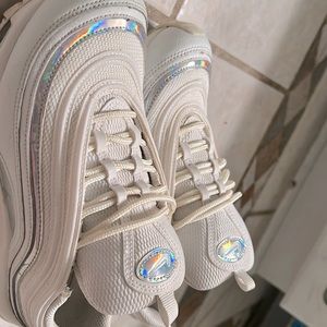Nike Air Max 97 white with silver line